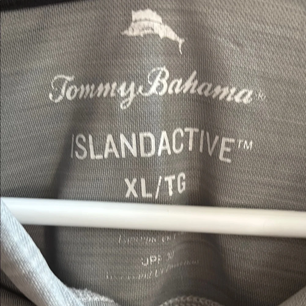 Tommy Bahama Gray islandactive XL hoodie - Picture 2 of 6